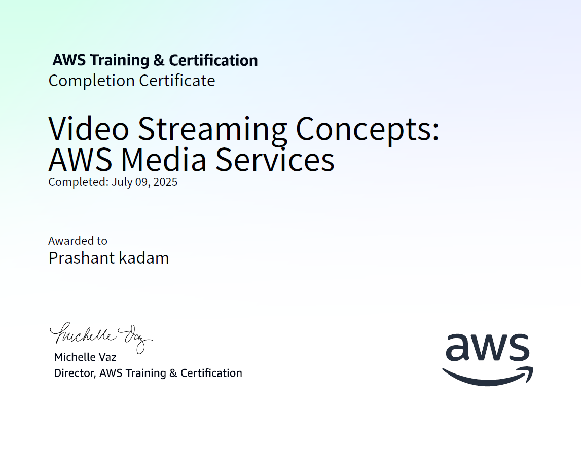 Video Streaming Concepts