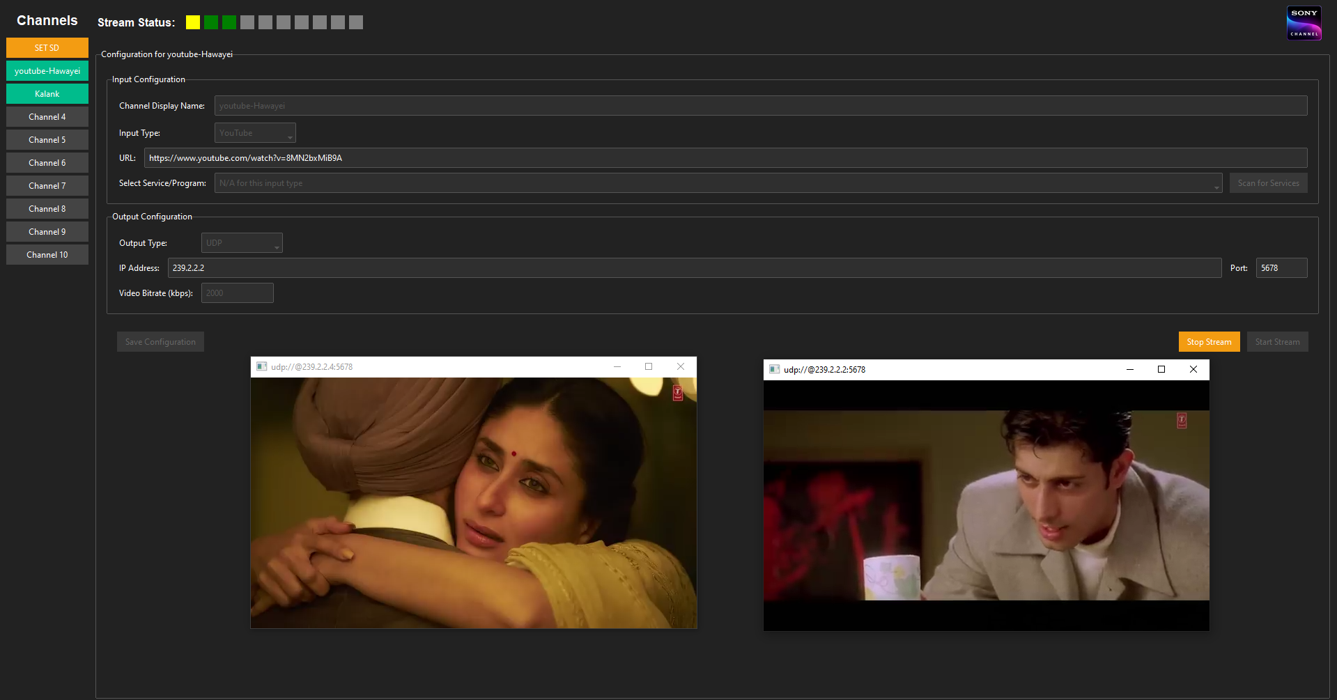 Youtube Stream Encoding